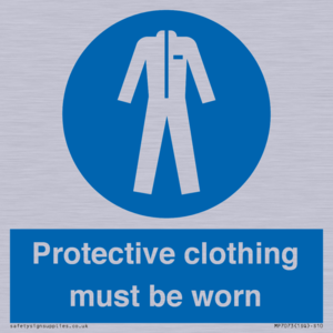MP7073: Protective clothing must be worn