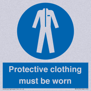 MP7073: Protective clothing must be worn