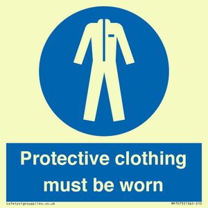 MP7073: Protective clothing must be worn