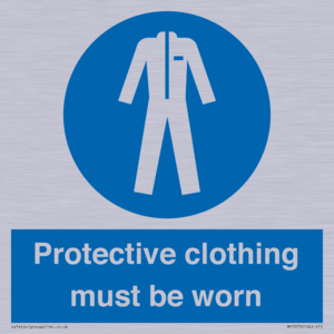 MP7073: Protective clothing must be worn