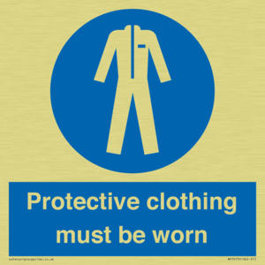 MP7073: Protective clothing must be worn