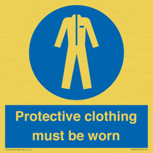 MP7073: Protective clothing must be worn