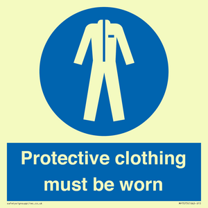 MP7073: Protective clothing must be worn
