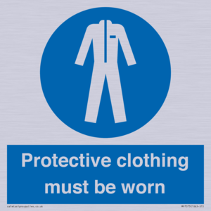 MP7073: Protective clothing must be worn