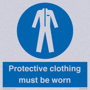 MP7073: Protective clothing must be worn