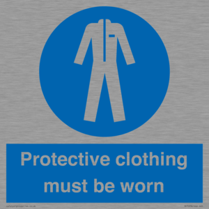 MP7073: Protective clothing must be worn