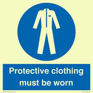 MP7073: Protective clothing must be worn