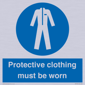 MP7073: Protective clothing must be worn