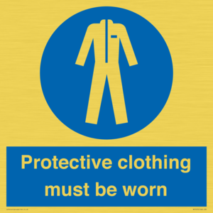 MP7073: Protective clothing must be worn