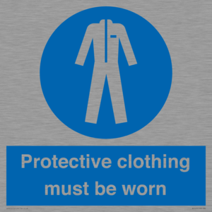 MP7073: Protective clothing must be worn