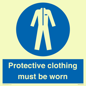 MP7073: Protective clothing must be worn