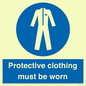 MP7073: Protective clothing must be worn