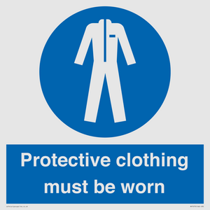 MP7073: Protective clothing must be worn