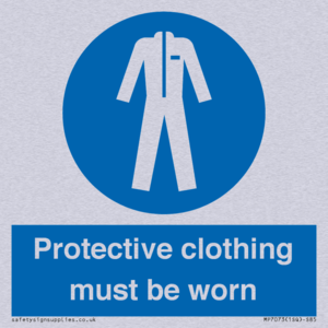 MP7073: Protective clothing must be worn