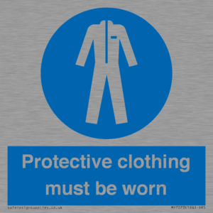 MP7073: Protective clothing must be worn