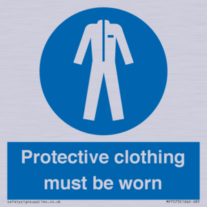 MP7073: Protective clothing must be worn