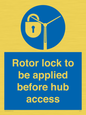 MP7125: Rotor lock to be applied before hub access