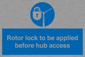 MP7125: Rotor lock to be applied before hub access