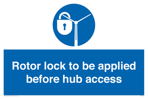 MP7125: Rotor lock to be applied before hub access
