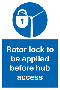MP7125: Rotor lock to be applied before hub access