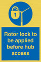 MP7125: Rotor lock to be applied before hub access