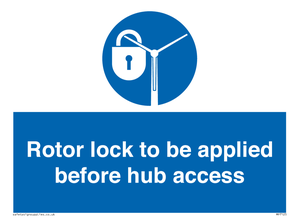 MP7125: Rotor lock to be applied before hub access