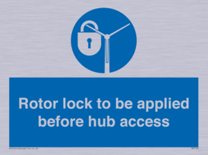 MP7125: Rotor lock to be applied before hub access