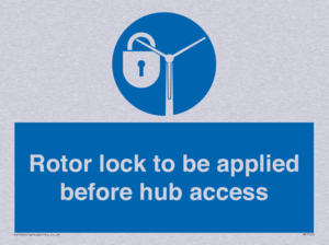 MP7125: Rotor lock to be applied before hub access