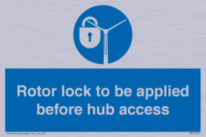 MP7125: Rotor lock to be applied before hub access