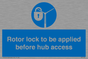 MP7125: Rotor lock to be applied before hub access