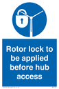 MP7125: Rotor lock to be applied before hub access