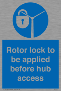 MP7125: Rotor lock to be applied before hub access