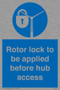 MP7125: Rotor lock to be applied before hub access