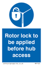 MP7125: Rotor lock to be applied before hub access