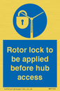 MP7125: Rotor lock to be applied before hub access