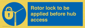 MP7125: Rotor lock to be applied before hub access