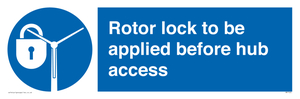 MP7125: Rotor lock to be applied before hub access