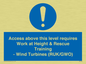 MP7146: Access above this level requires Work at Height & Rescue Training - Wind Turbines (RUK/GWO)