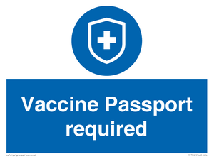 MP7262: Vaccine Passport required