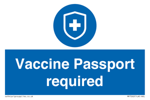 MP7262: Vaccine Passport required