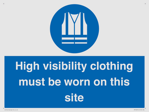 MP7269: High visibility clothing must be worn on this site