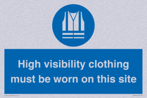 MP7269: High visibility clothing must be worn on this site