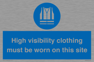 MP7269: High visibility clothing must be worn on this site