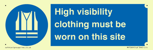 MP7269: High visibility clothing must be worn on this site