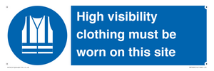 MP7269: High visibility clothing must be worn on this site
