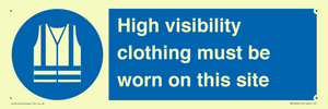 MP7269: High visibility clothing must be worn on this site