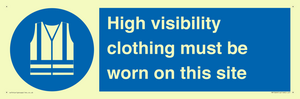 MP7269: High visibility clothing must be worn on this site