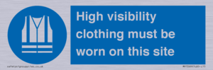 MP7269: High visibility clothing must be worn on this site