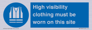 MP7269: High visibility clothing must be worn on this site