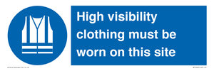 MP7269: High visibility clothing must be worn on this site